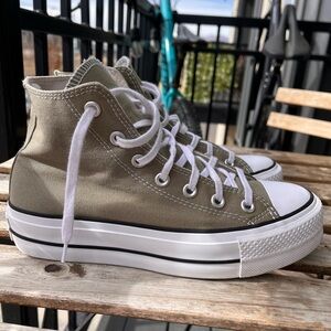 Chuck Taylor All Star Lift Platform Canvas - Olive green
